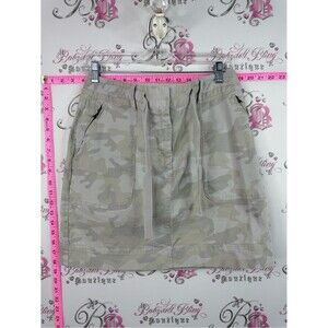 Banana Republic skirt Beige & Taupe Camo Drawstring Skirt